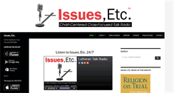 Desktop Screenshot of issuesetc.org